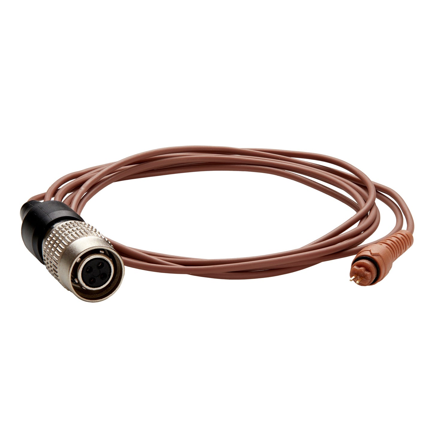 Replacement microphone cable compatible with Acacia Audio equipment, shown coiled with connectors visible