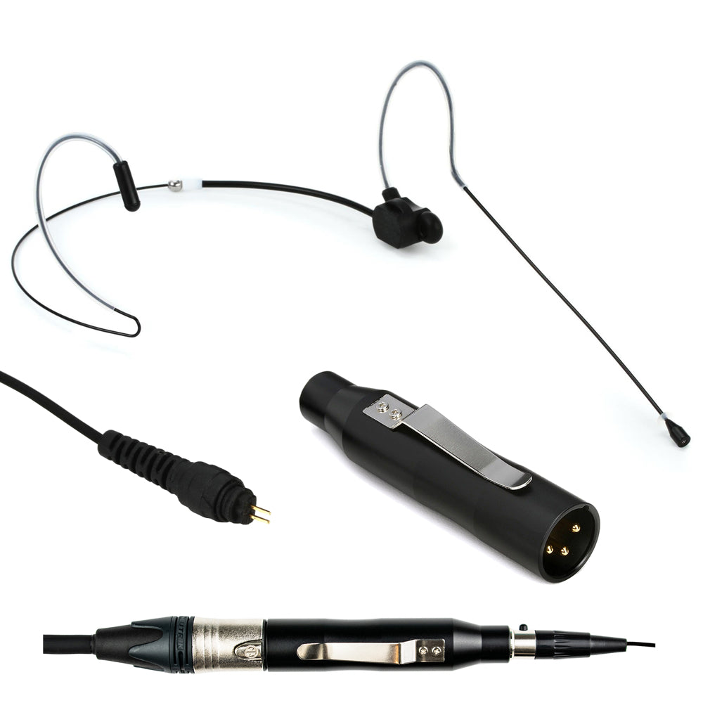 Airwave Technologies Dual Ear Headset Microphone Shure Audio Technica Sennheiser Church Worship School Theater Vocal Recording Presentation Concert
