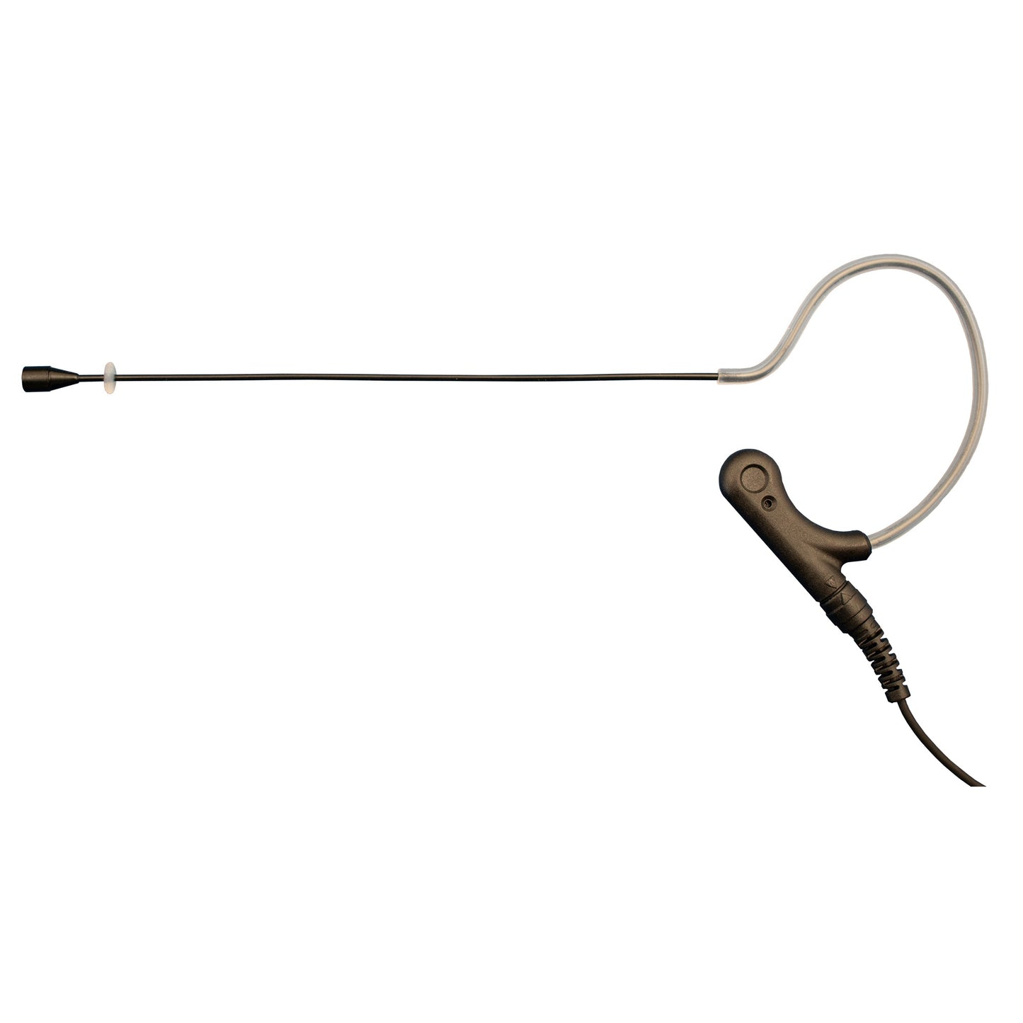 Single ear headset microphone suitable for professional audio use in churches, worship, school, theater, vocal recording, presentations, and concerts.
