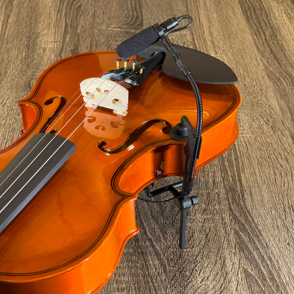 LIZ-INSTRUMENT / VIOLIN & VIOLA | Microphone with Gooseneck and Specialized Mount for Violin