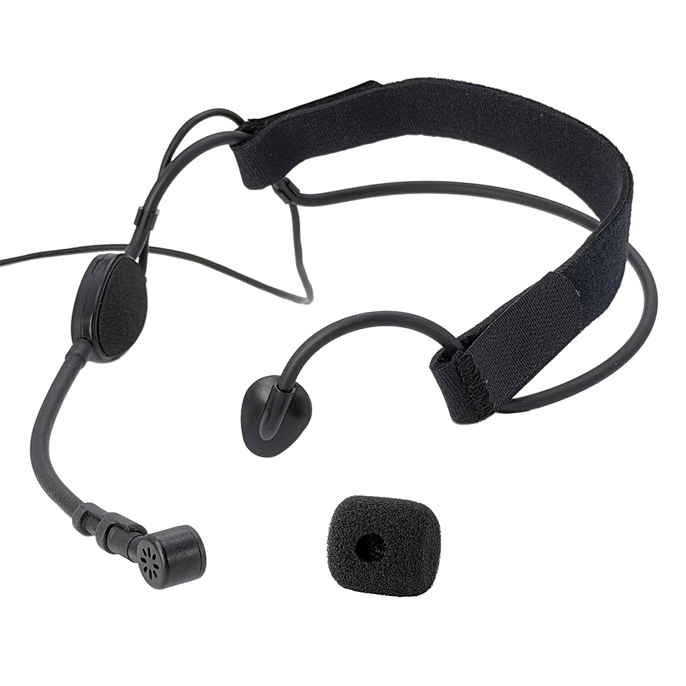 LIZ-FITNESS | Dual-Ear Headworn Condenser Cardioid Microphone