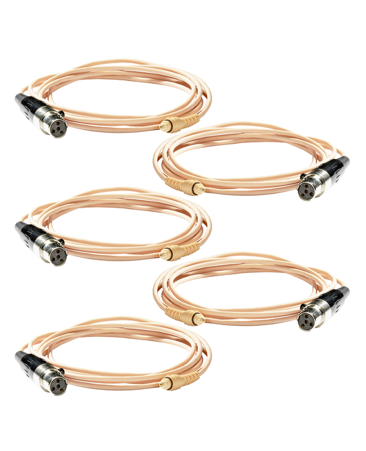 Replacement Cable 5-Pack for LIZ Headset Mic / Tan - Shure®