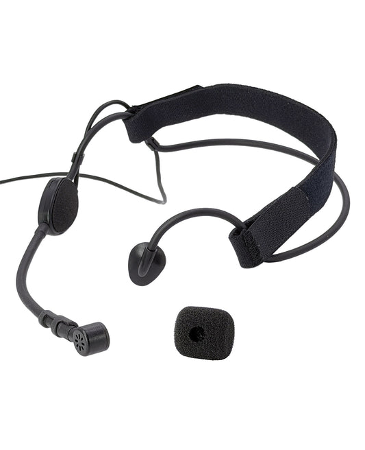 LIZ-FITNESS | Dual-Ear Headworn Condenser Cardioid Microphone