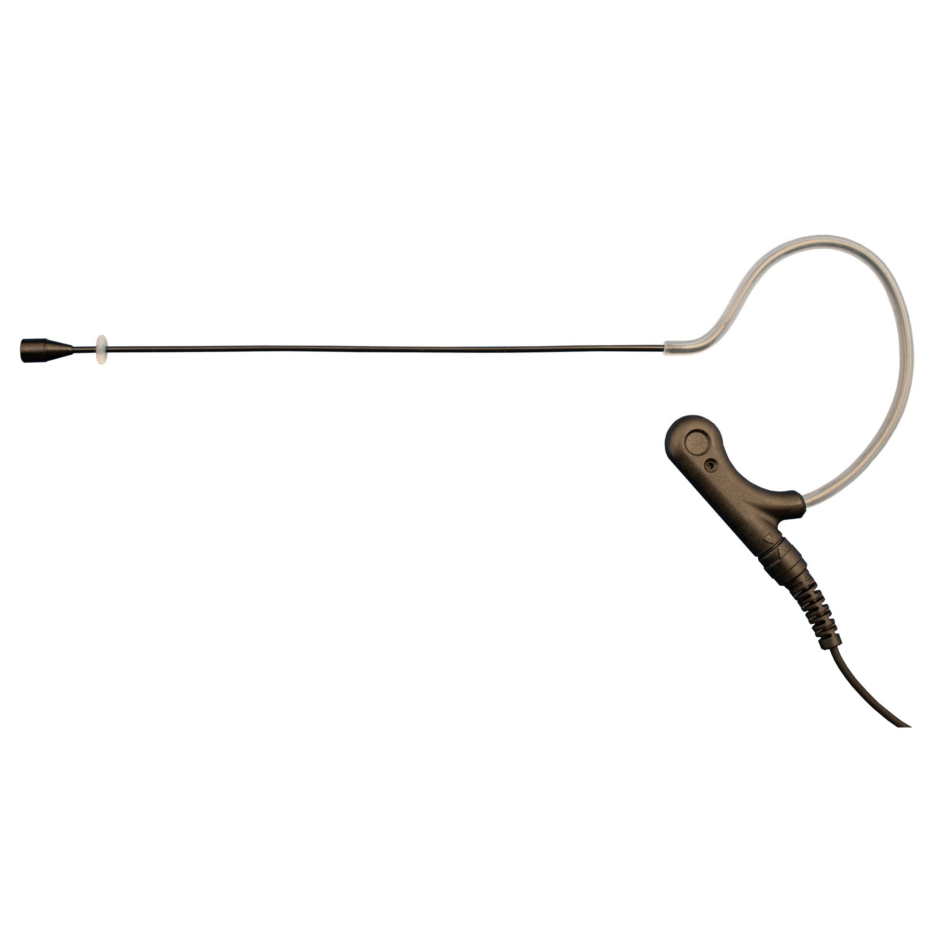 Single ear headset microphone suitable for professional audio use in churches, worship, school, theater, vocal recording, presentations, and concerts.